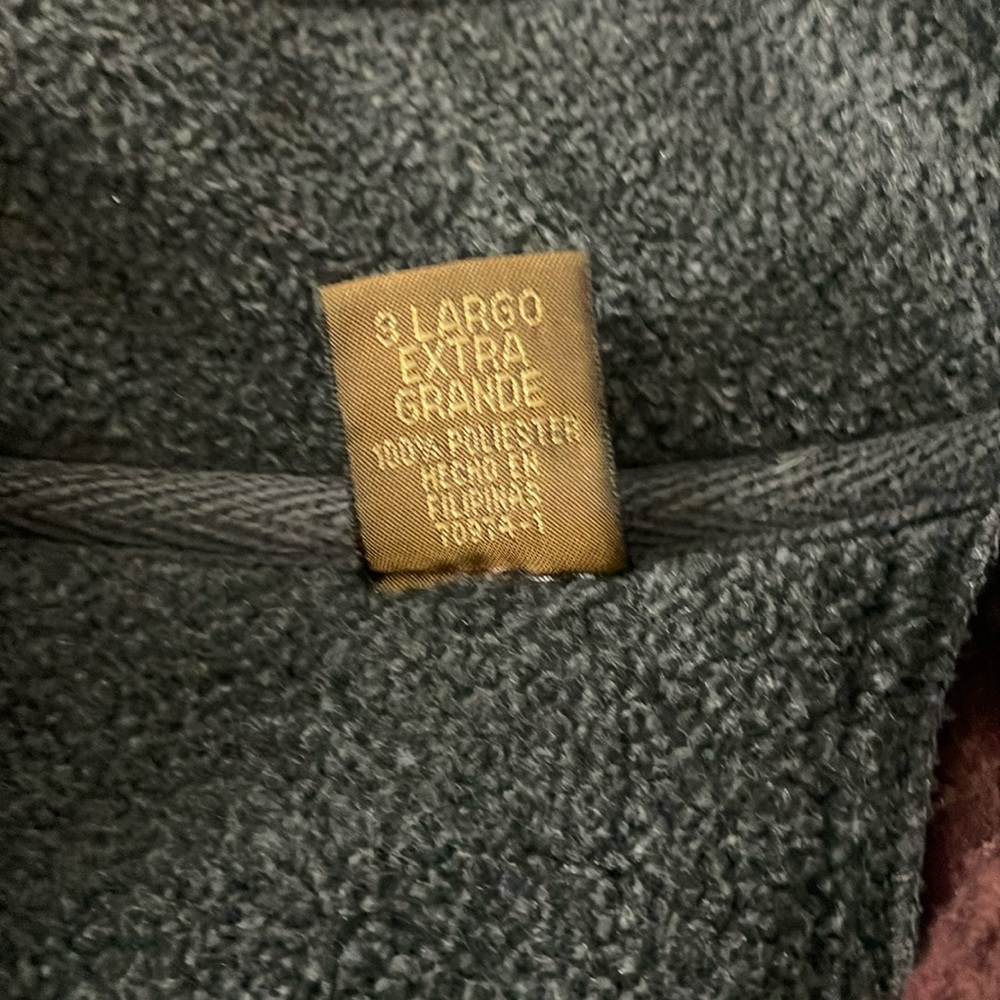 3XL pull over 1/4 zipper with pockets